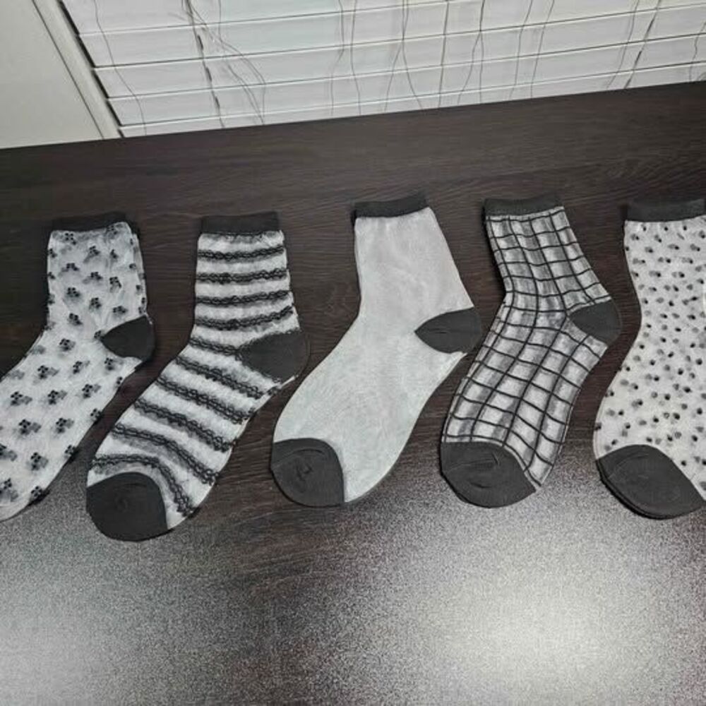 Sheer Socks 5 Pair Set | NEW